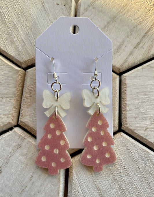 Vintage Pink Polka Dot