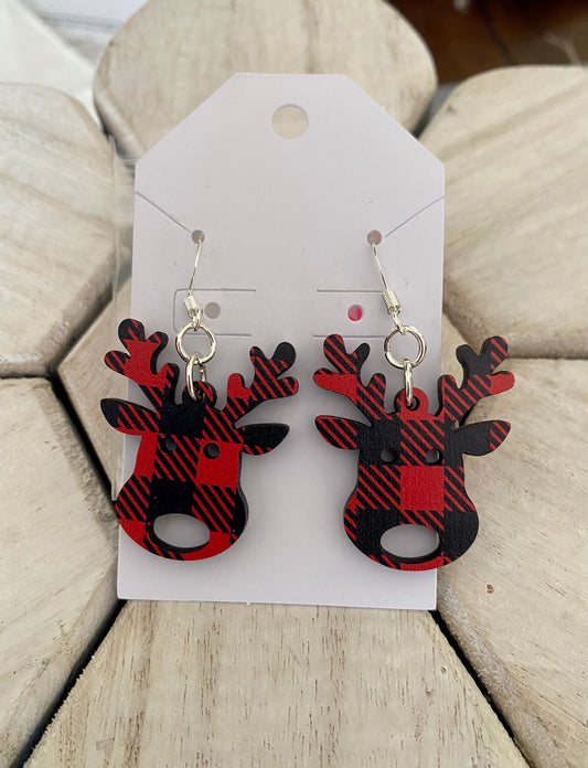 Buffalo Plaid Reindeer