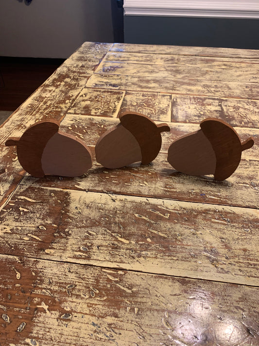 Wooden Acorns