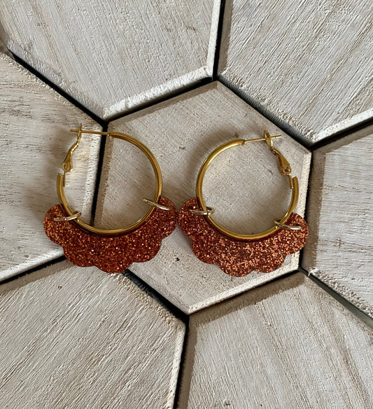 Glitter Hoops