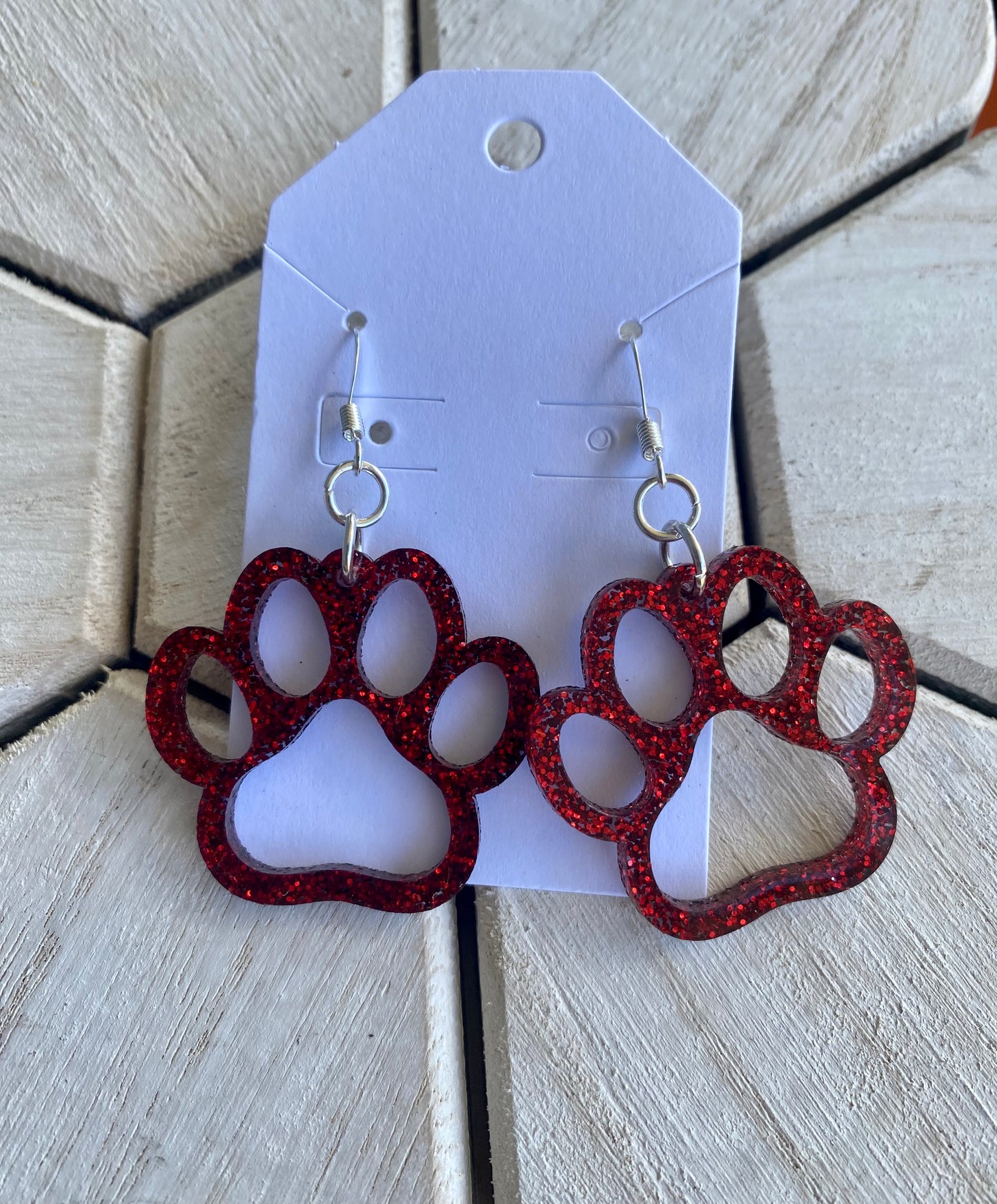 Red Paw Print