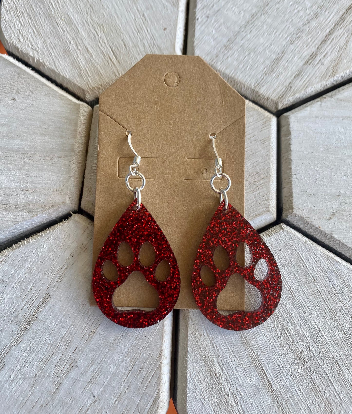 Red Paw Print