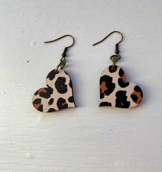 Leopard print Hearts