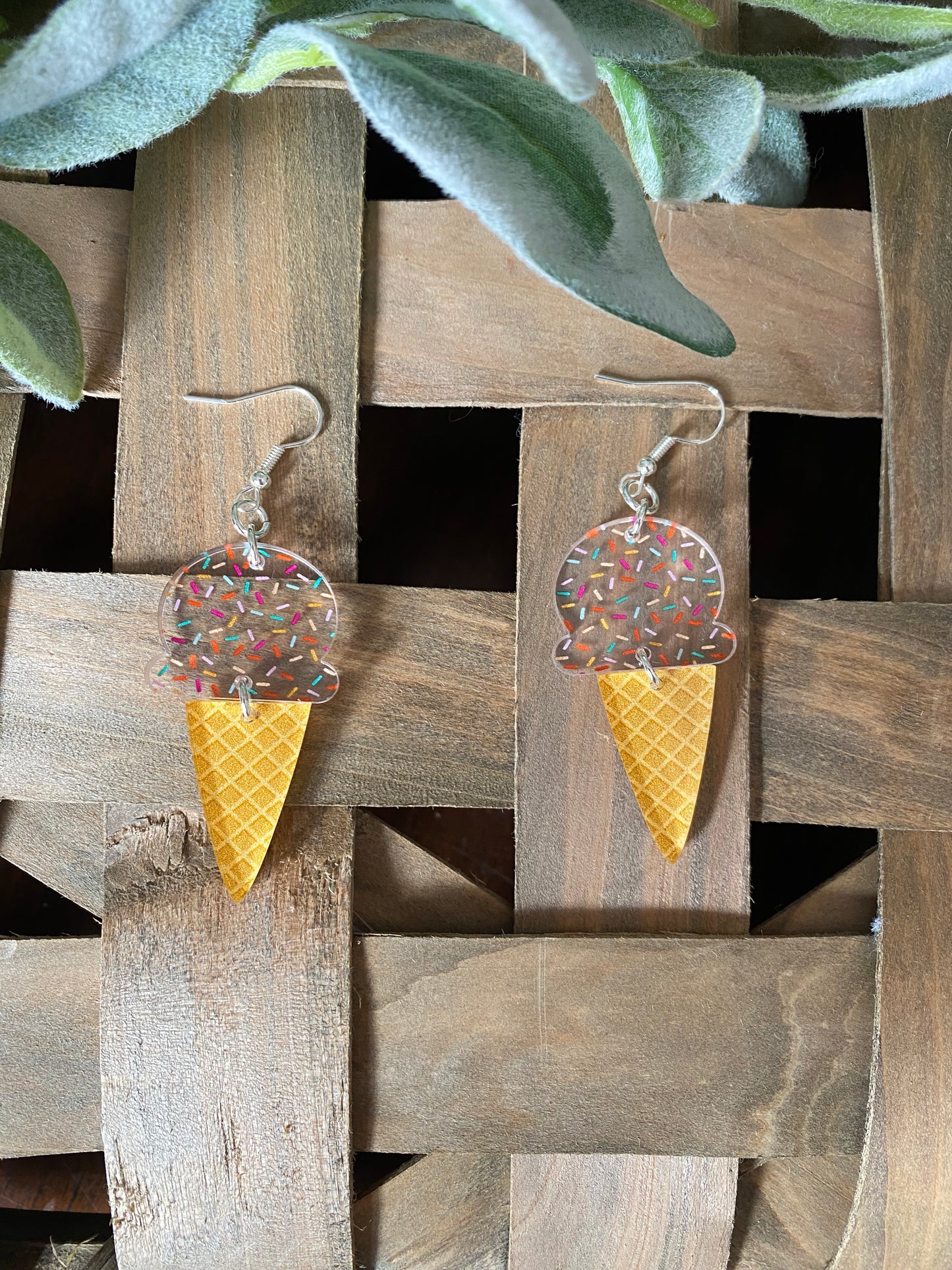 Acrylic Ice Cream Cones