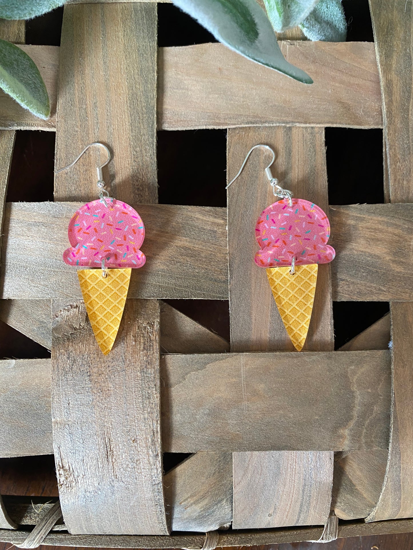 Acrylic Ice Cream Cones