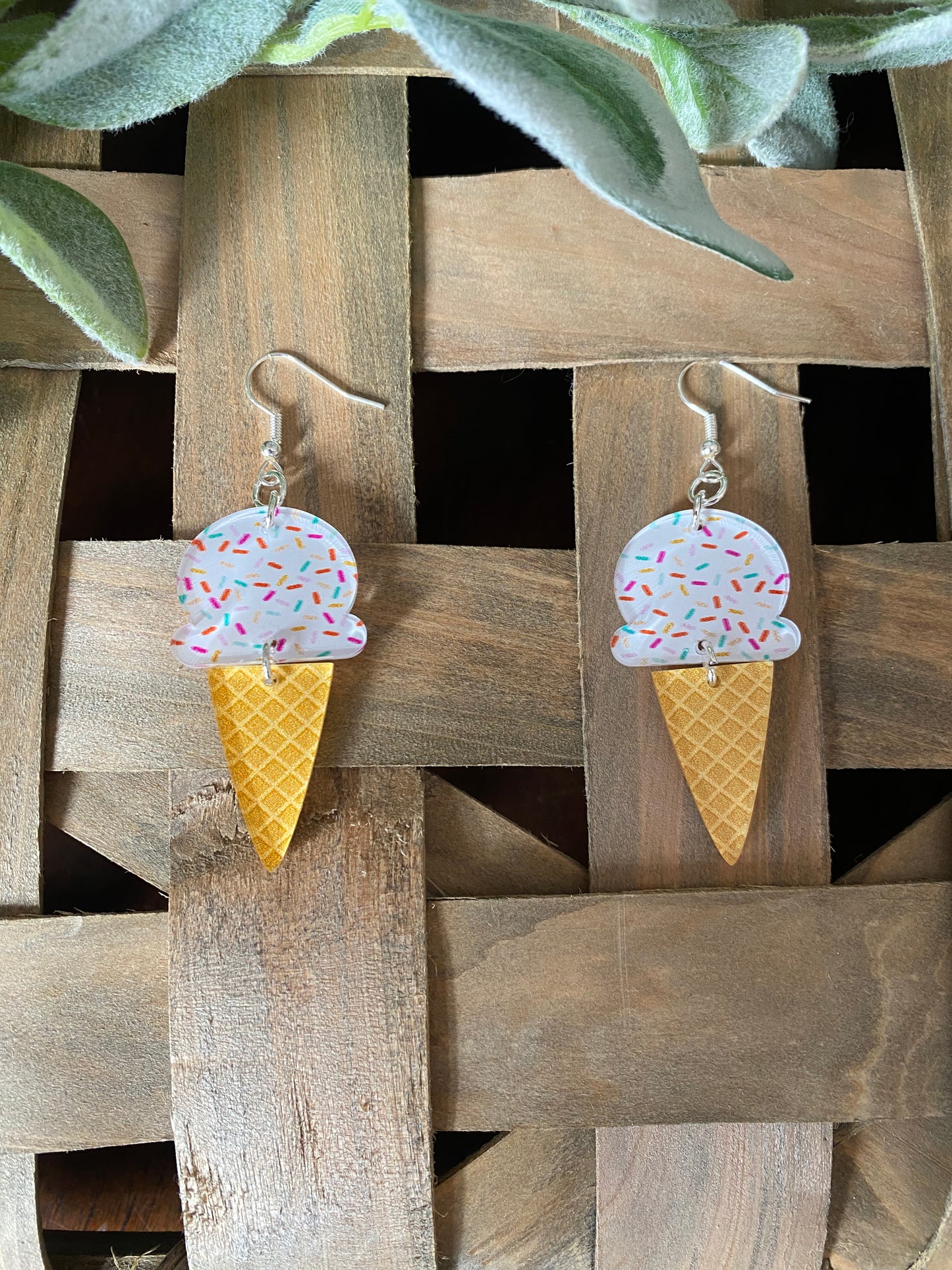 Acrylic Ice Cream Cones